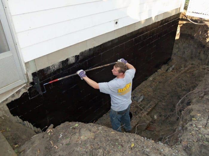 10 Steps For Waterproofing An Existing, How To Waterproof Exterior Walls Of A Basement