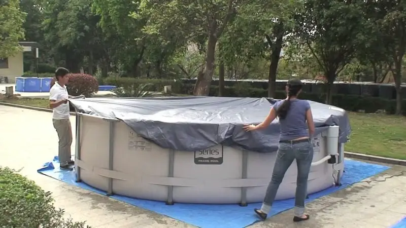 How To Keep Pool Cover From Sagging, How To Keep Winter Cover On Above Ground Pool